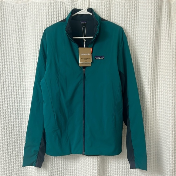 NWT Patagonia Men’s Thermal Airshed Jacket Slim Fit Green Size Large - Picture 1 of 8